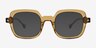 Pemberton Brun AcétateSoleil de Lunette de vue d'EyeBuyDirect, Vue de Face
