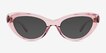 Everstone Pink Alternative MaterialsSunglass Frames from EyeBuyDirect, Front View