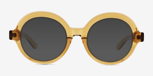 Blakesley Yellow AcetateSunglass Frames from EyeBuyDirect, Front View