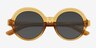Blakesley Yellow AcetateSunglass Frames from EyeBuyDirect, Closed View