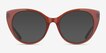 Anchor Orange AcetateSunglass Frames from EyeBuyDirect, Front View