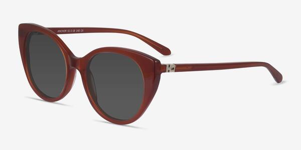 Orange Anchor -  Acetate Sunglasses