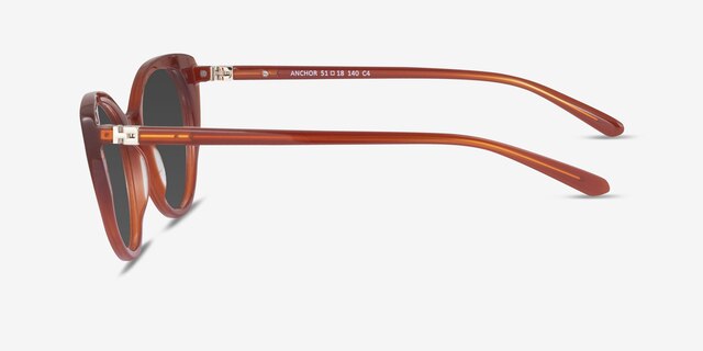 Anchor Orange AcetateSunglass Frames from EyeBuyDirect, Side View