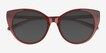 Anchor Orange AcetateSunglass Frames from EyeBuyDirect, Closed View