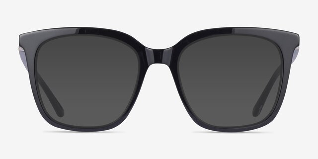 Blissful Black AcetateSunglass Frames from EyeBuyDirect, Front View