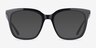 Blissful Black AcetateSunglass Frames from EyeBuyDirect, Front View