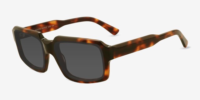 Xenon Écailles AcétateSoleil de Lunette de vue d'EyeBuyDirect, Vue d'Angle