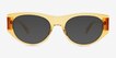 Solin Yellow AcetateSunglass Frames from EyeBuyDirect, Front View