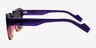 Fenix Purple Brown AcétateSoleil de Lunette de vue d'EyeBuyDirect, Vue de Côté
