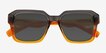 Fenix Gray Orange AcetateSunglass Frames from EyeBuyDirect, Closed View