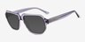 Giorgio Violet AcétateSoleil de Lunette de vue d'EyeBuyDirect, Vue d'Angle