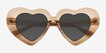 Tenderheart Brown AcetateSunglass Frames from EyeBuyDirect, Closed View