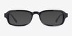 Inventra Black AcetateSunglass Frames from EyeBuyDirect, Front View
