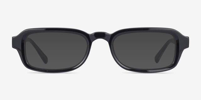 Inventra Black AcetateSunglass Frames from EyeBuyDirect, Front View