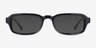 Inventra Black AcetateSunglass Frames from EyeBuyDirect, Front View