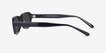 Inventra Black AcetateSunglass Frames from EyeBuyDirect, Side View