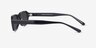 Inventra Black AcetateSunglass Frames from EyeBuyDirect, Side View