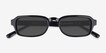 Inventra Black AcetateSunglass Frames from EyeBuyDirect, Closed View