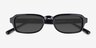Inventra Black AcetateSunglass Frames from EyeBuyDirect, Closed View
