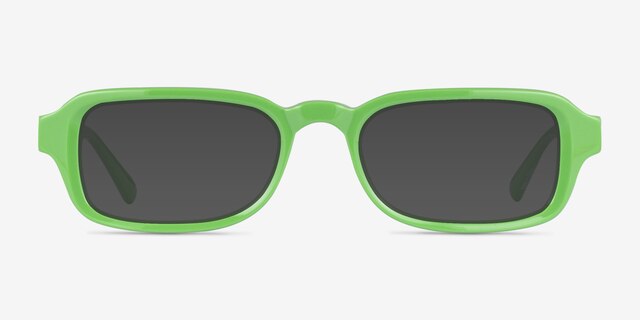 Inventra Green AcetateSunglass Frames from EyeBuyDirect, Front View
