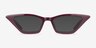 Inspira Burgundy PlasticSunglass Frames from EyeBuyDirect, Front View