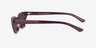 Inspira Burgundy PlasticSunglass Frames from EyeBuyDirect, Side View