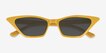 Inspira Yellow PlasticSunglass Frames from EyeBuyDirect, Closed View