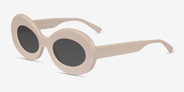 Futurnova Nude AcetateSunglass Frames from EyeBuyDirect, Angle View