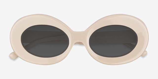 Futurnova Nude AcetateSunglass Frames from EyeBuyDirect, Closed View
