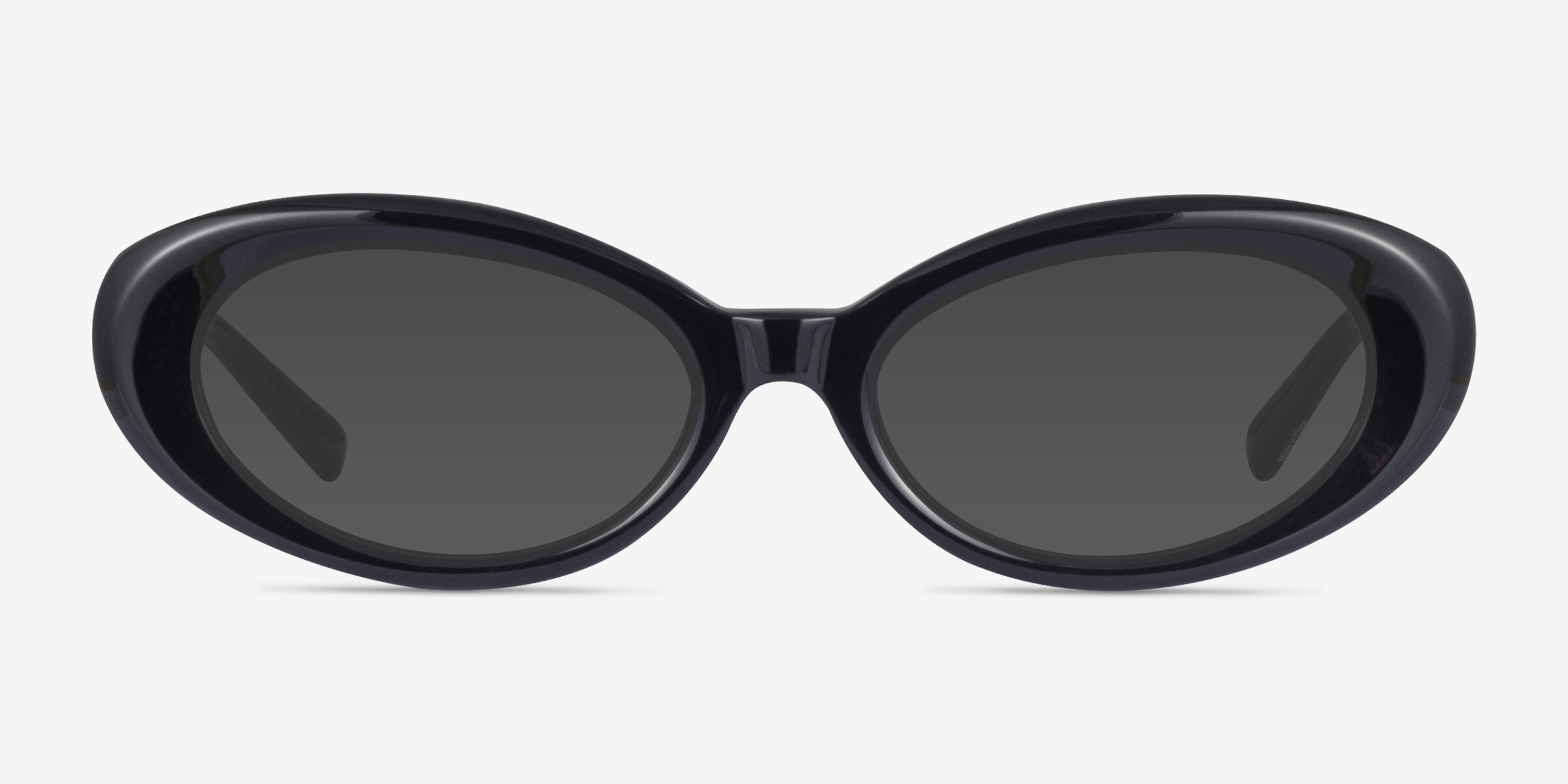 Zenith - Oval Black Frame Prescription Sunglasses | Eyebuydirect