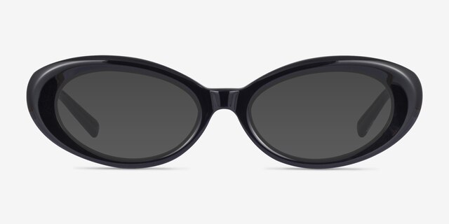 Zenith Black AcetateSunglass Frames from EyeBuyDirect, Front View