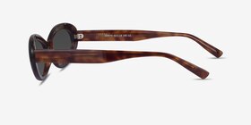 Zenith Écailles Acétate Soleil de Lunette de vue d'EyeBuyDirect, Vue de Côté