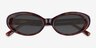 Zenith Tortoise AcetateSunglass Frames from EyeBuyDirect, Closed View