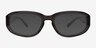 Valmont Gray Alternative MaterialsSunglass Frames from EyeBuyDirect, Front View