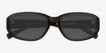 Valmont Gray Alternative MaterialsSunglass Frames from EyeBuyDirect, Closed View