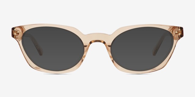 Leclair Brown AcetateSunglass Frames from EyeBuyDirect, Front View