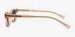 Leclair Brown Alternative MaterialsSunglass Frames from EyeBuyDirect, Side View