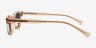 Leclair Brown Alternative MaterialsSunglass Frames from EyeBuyDirect, Side View