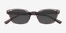 Leclair Gray Alternative MaterialsSunglass Frames from EyeBuyDirect, Closed View