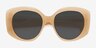 Pascale Brown Alternative MaterialsSunglass Frames from EyeBuyDirect, Closed View