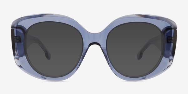 Pascale Clear Blue Acétate Soleil de Lunette de vue