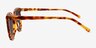 Cinematic Tortoise AcetateSunglass Frames from EyeBuyDirect, Side View