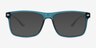 Cortez Teal PlasticSunglass Frames from EyeBuyDirect, Front View