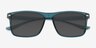 Cortez Teal PlasticSunglass Frames from EyeBuyDirect, Closed View