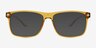 Cortez Clear Yellow PlasticSunglass Frames from EyeBuyDirect, Front View