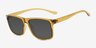 Cortez Clear Yellow PlasticSunglass Frames from EyeBuyDirect, Angle View