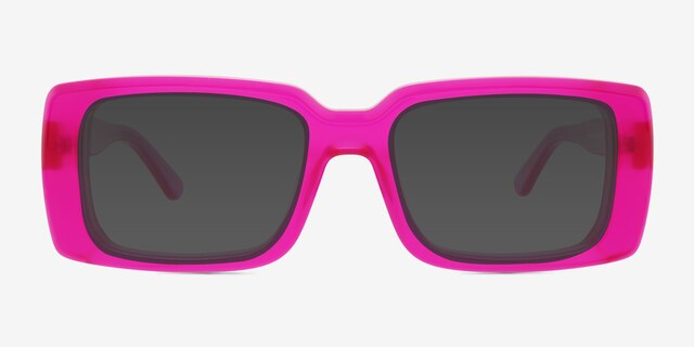 Impression Purple Red AcétateSoleil de Lunette de vue d'EyeBuyDirect, Vue de Face