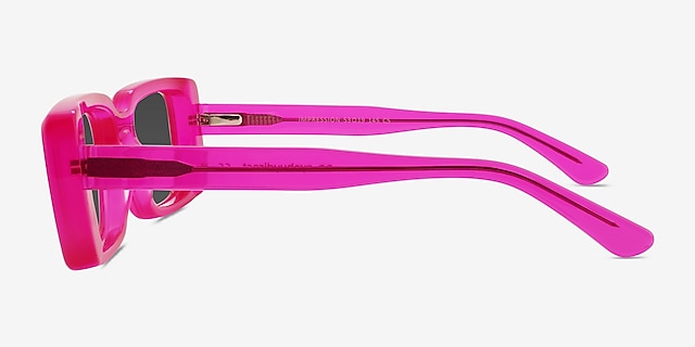 Impression Purple AcetateSunglass Frames from EyeBuyDirect, Side View
