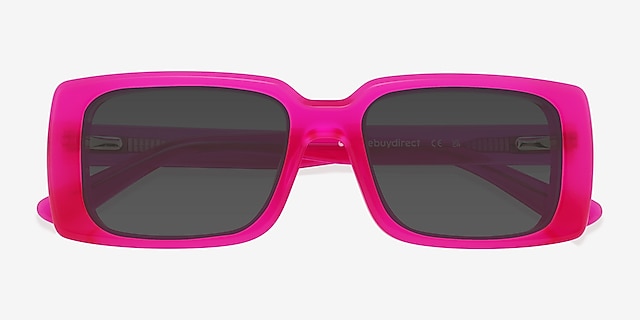 Impression Purple AcetateSunglass Frames from EyeBuyDirect, Closed View