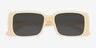 Impression Cream AcetateSunglass Frames from EyeBuyDirect, Closed View